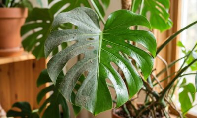 O truque caseiro simples para limpar folhas da costela-de-adão e deixá-la com cara de planta de revista