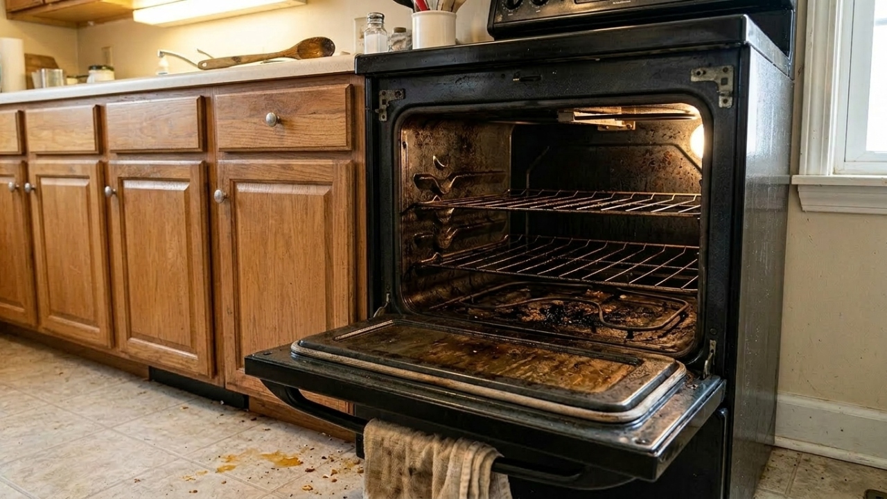 Sem bicarbonato de sódio ou vinagre: a mistura com dois ingredientes muito comuns que deixa o forno impecável