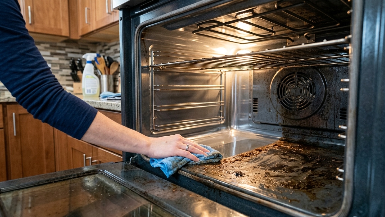 Nem vinagre nem desengordurante: como limpar o forno e o fogão em poucos minutos