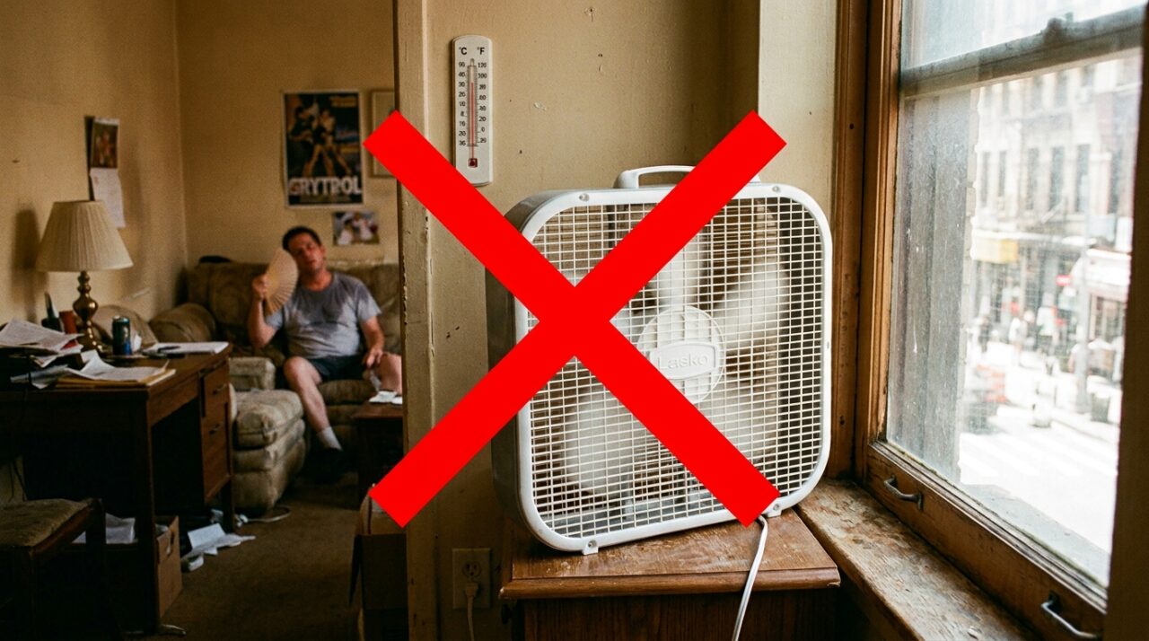 Todo mundo está virando o ventilador para o lado errado – um truque simples pode ajudar muito durante a onda de calor