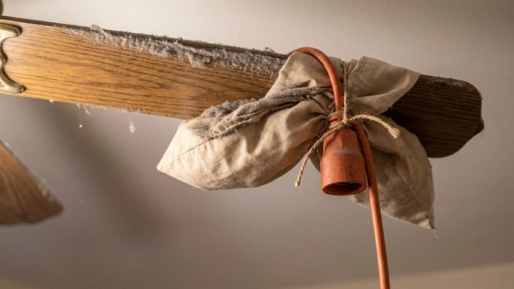 Como tirar poeira do ventilador de teto sem escada e sem espalhar sujeira pela casa