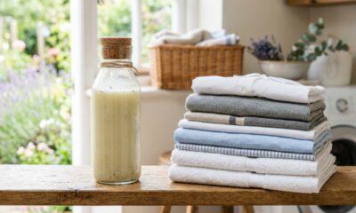 Receita simples de lava roupas líquido caseiro que limpa e perfuma como o de mercado