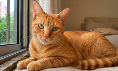 Gatos laranja quase sempre são rajados, e esse detalhe do pelo revela mais do que parece