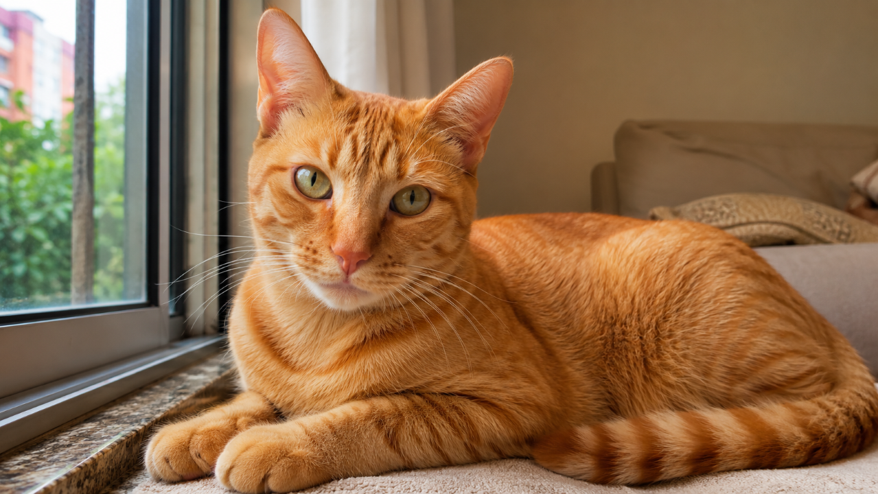 Gatos laranja quase sempre são rajados, e esse detalhe do pelo revela mais do que parece