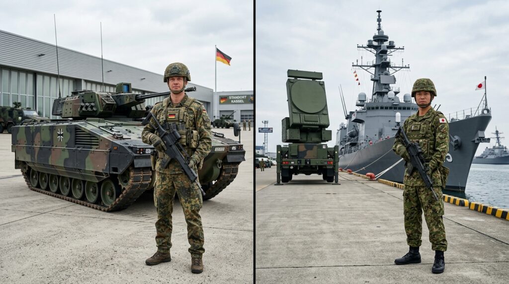 80 anos após a Segunda Guerra Mundial, Alemanha e Japão ampliam poder militar global