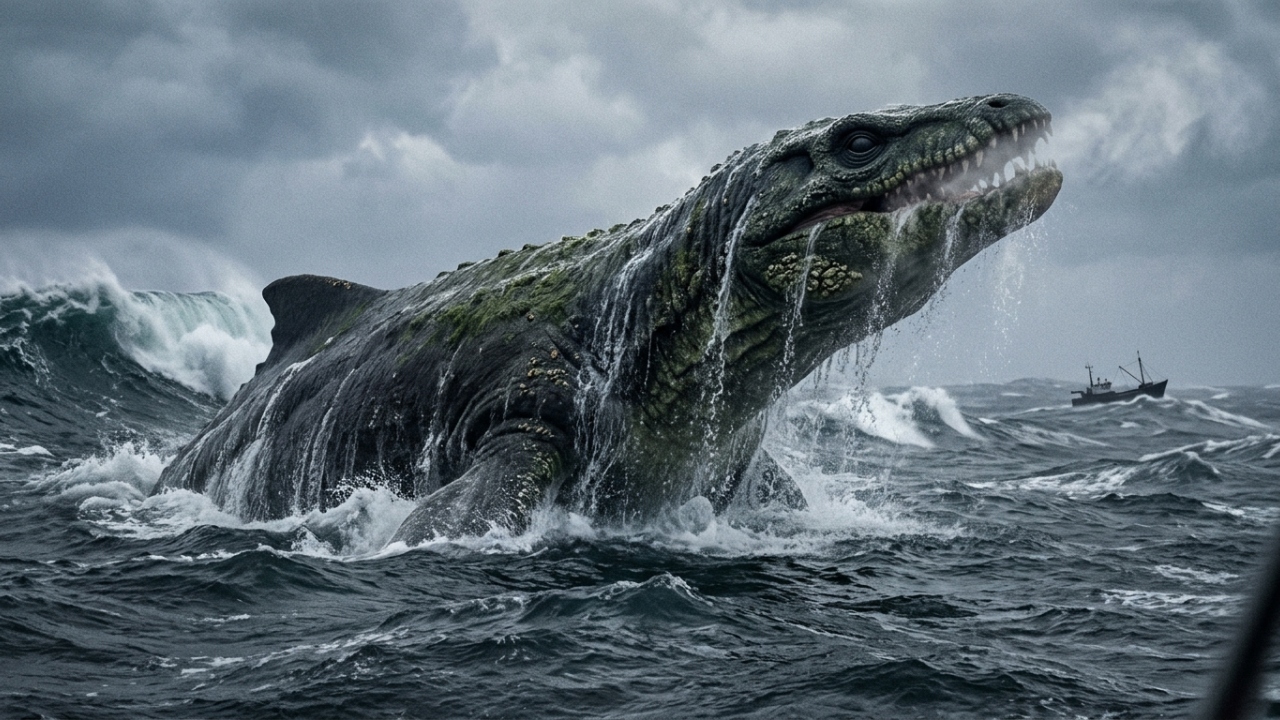Monstro marinho extinto é reconstruído por cientistas e impressiona pelo tamanho colossal