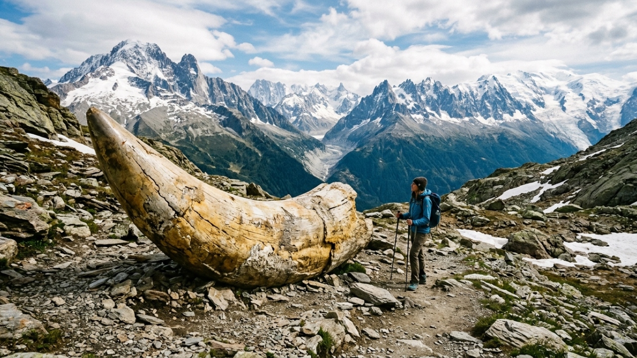 Dente gigante encontrado nos Alpes pode revelar um predador marinho de 205 milhões de anos