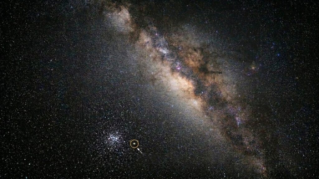 Astrônomos veem estrela piscar e suspeitam de objeto raro entre a Terra e a galáxia vizinha