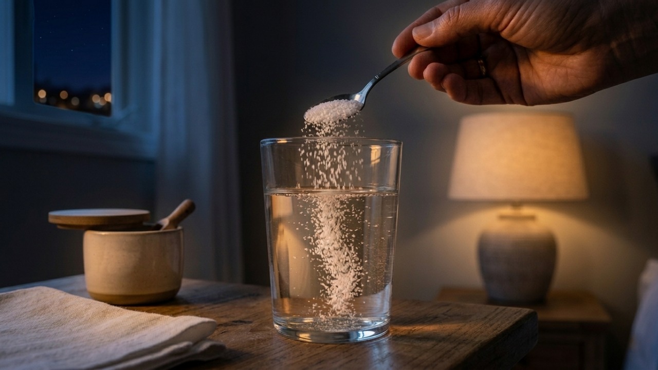Colocar um copo com água e sal no quarto durante a noite: para que serve esse truque caseiro e por que muita gente recomenda