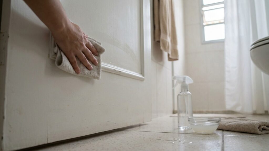Passar vinagre na porta do banheiro: por que muita gente recomenda e para que serve