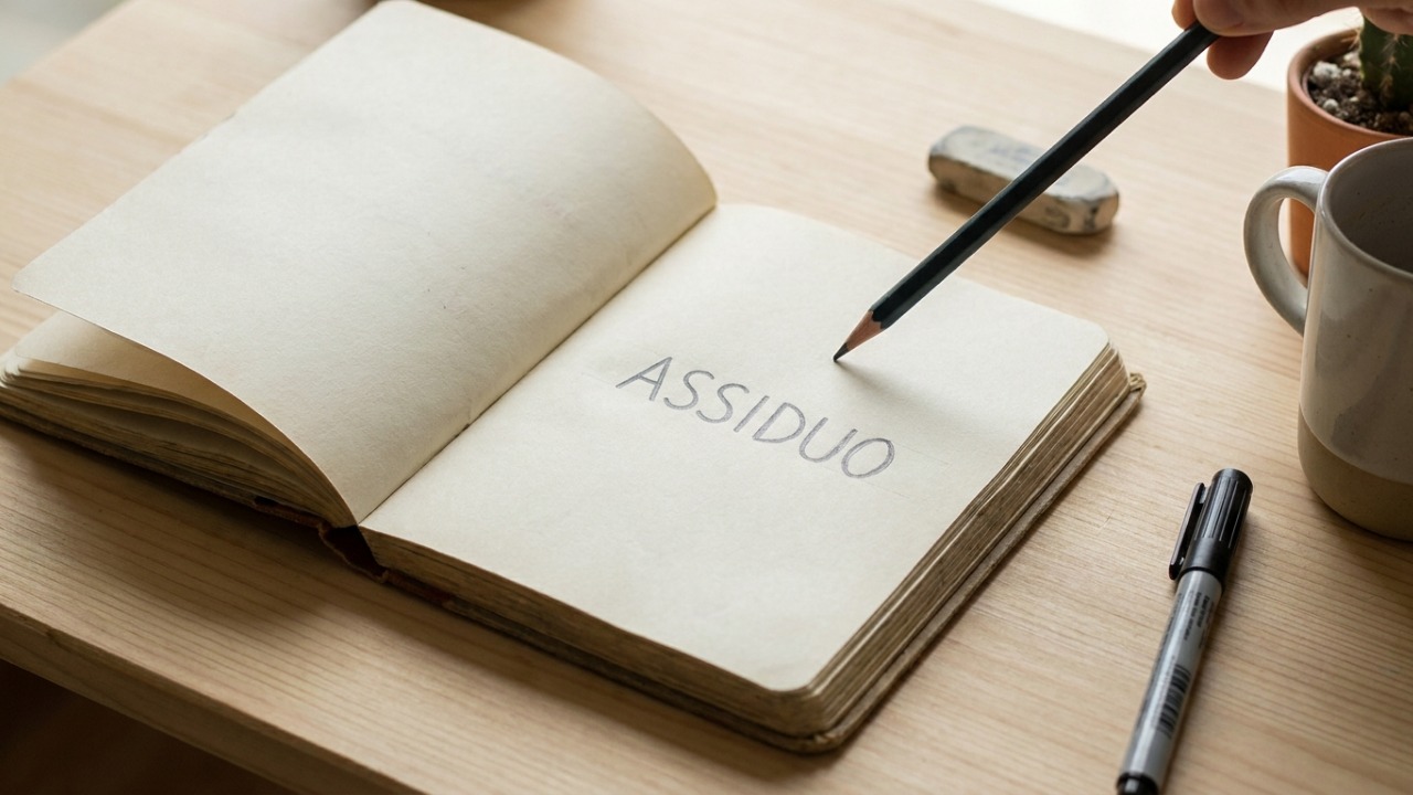 Palavra do dia: “Assíduo.” Uma reflexão sobre quem vence pela constância e não apenas pelo talento