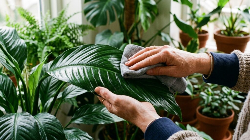O truque caseiro simples para limpar as folhas das plantas e deixá-las sempre brilhantes e com cara de novas