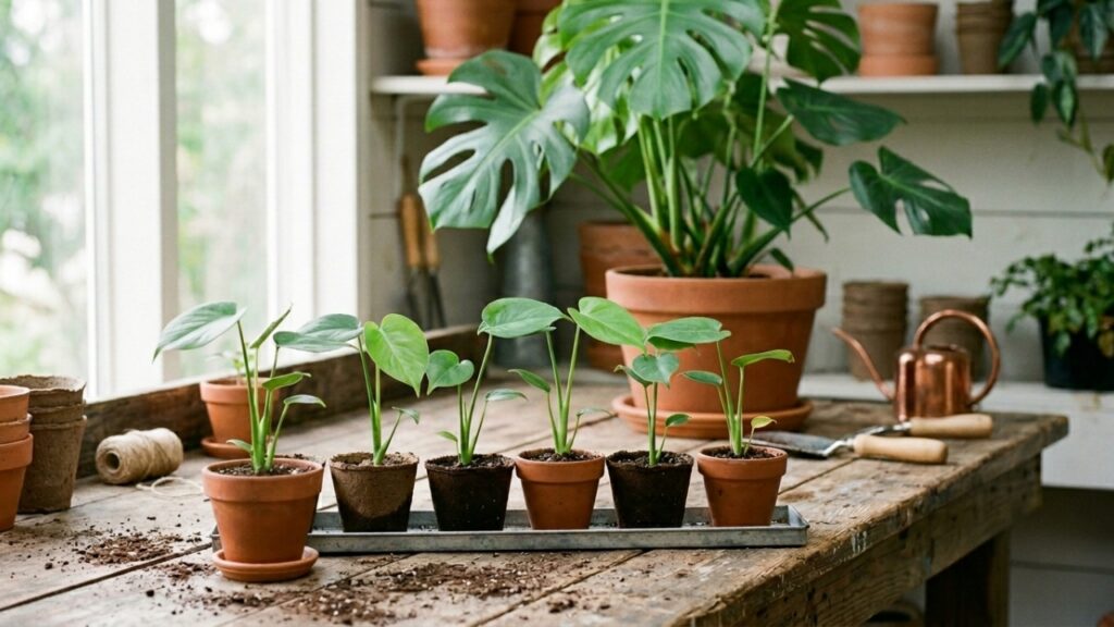 Cada vez mais jardineiros utilizam galhos saudáveis para reproduzir plantas de forma simples e econômica