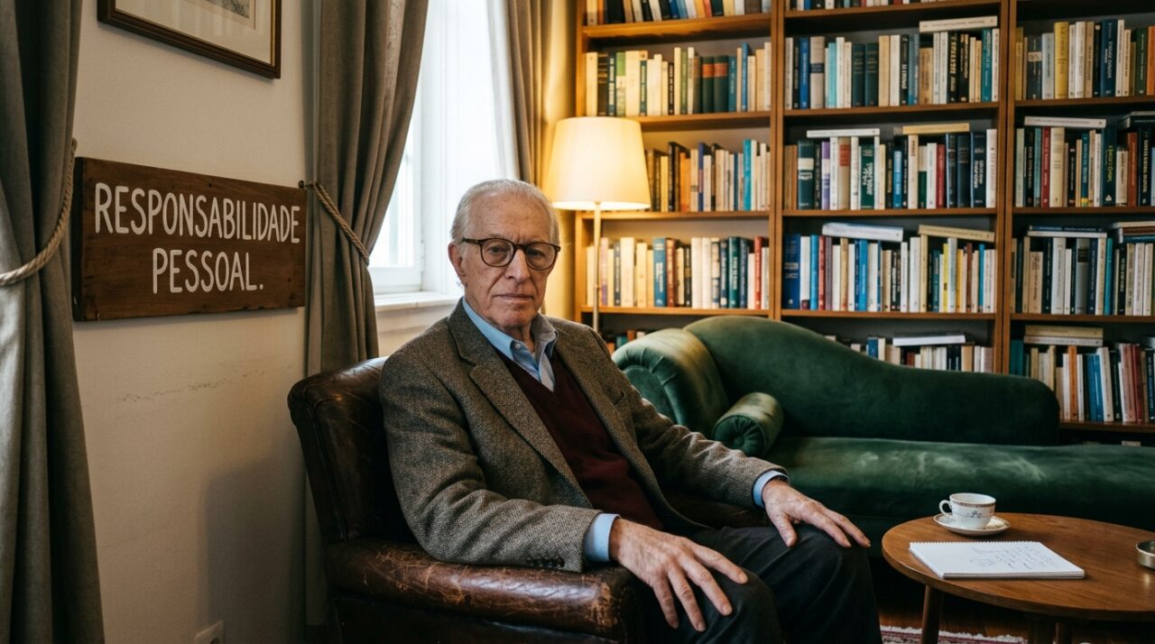 Citação do dia do famoso psicólogo americano Albert Ellis: "Os melhores anos da sua vida são aqueles em que você decide que seus problemas são seus."