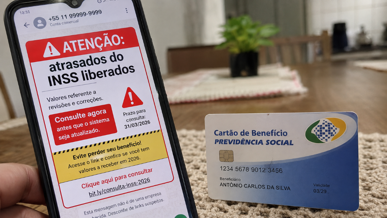 Atrasados do INSS podem esconder golpe: a promessa de valor alto que assusta segurados
