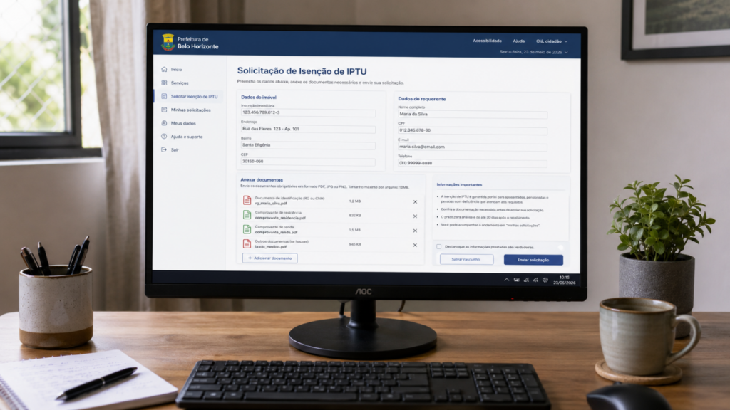 A isenção de IPTU para aposentado que muita gente perde por um detalhe simples no cadastro