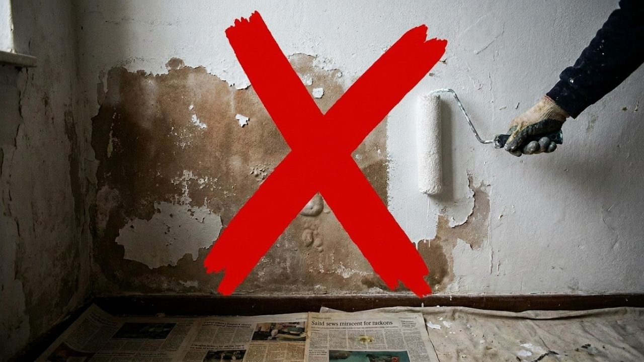 Pintar por cima da infiltração na parede pode virar desperdício se este preparo não for feito antes