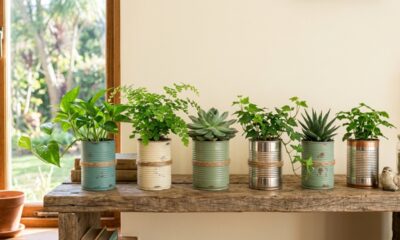 Como transformar latas vazias em decoração linda e útil para sua casa