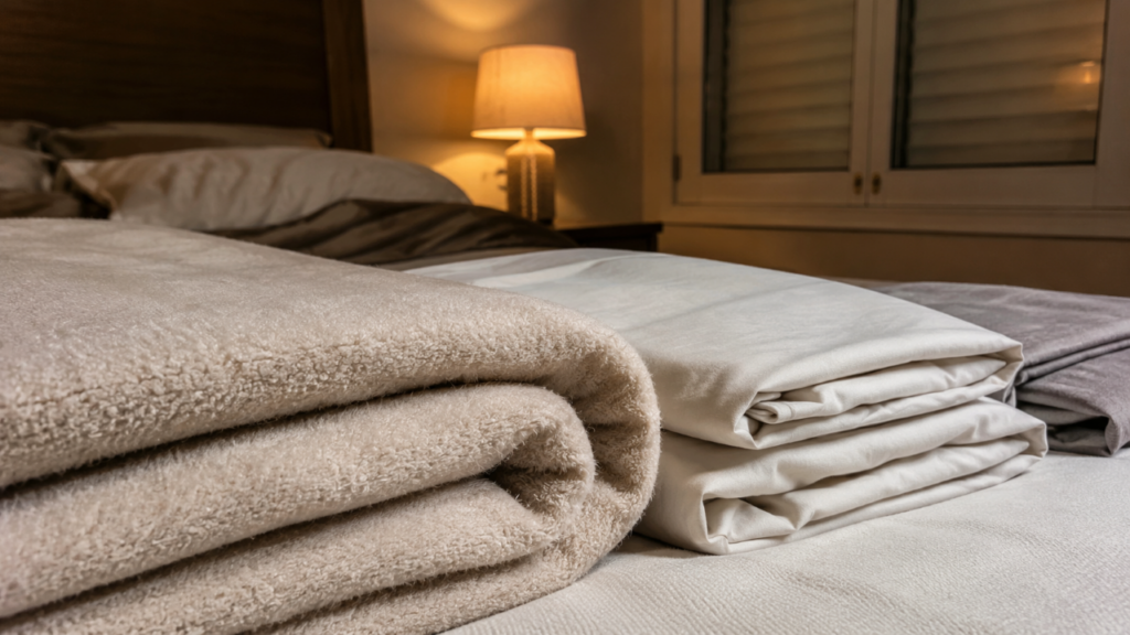 O tecido que deixa a cama menos gelada no inverno e está conquistando quem sofre com frio à noite