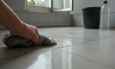 Casa fechada no frio? O vinagre pode ajudar na limpeza do piso quando usado do jeito certo