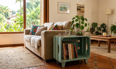 Duas ideias incríveis para você decorar a casa reaproveitando caixote de feira