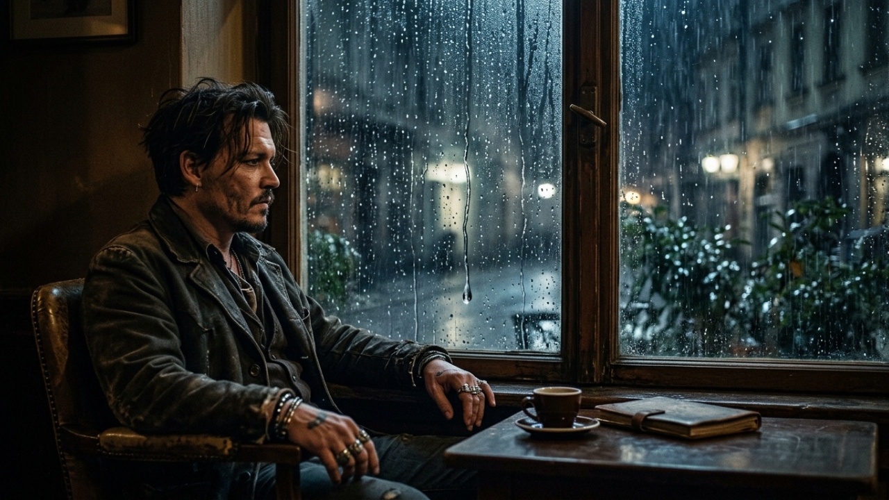 Frase do dia de Johnny Depp sobre força emocional: “As pessoas choram não porque são fracas, mas porque foram fortes por tempo demais.” A lição sobre vulnerabilidade