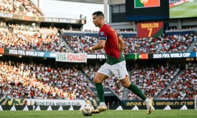 Vaza a nova chuteira dourada de Cristiano Ronaldo para a Copa do Mundo que homenageia sua carreira