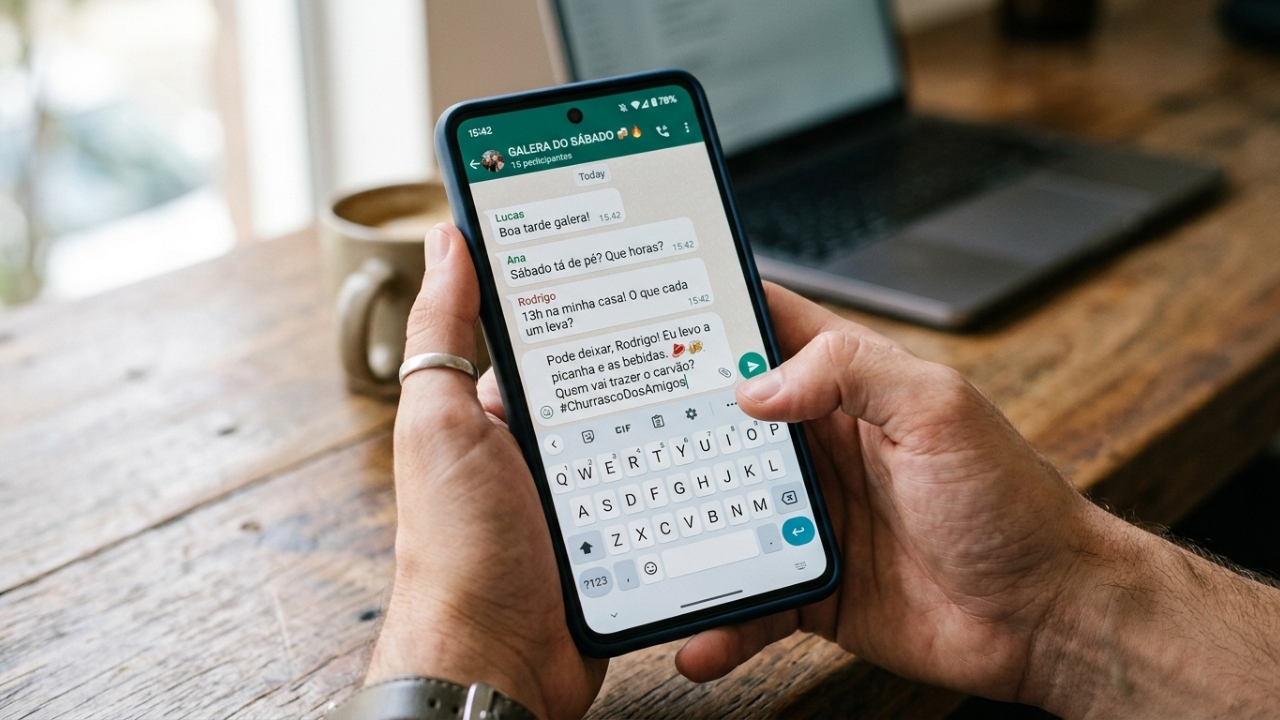 Pessoas que falam muito em grupos de WhatsApp podem estar buscando reconhecimento social