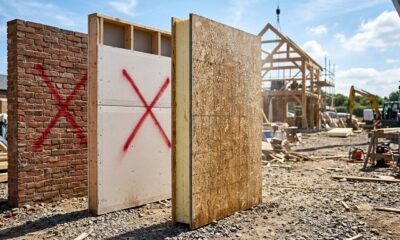 Nem alvenaria, nem drywall: o material que está dominando as obras em 2026 por ser à prova d'água e isolar o calor