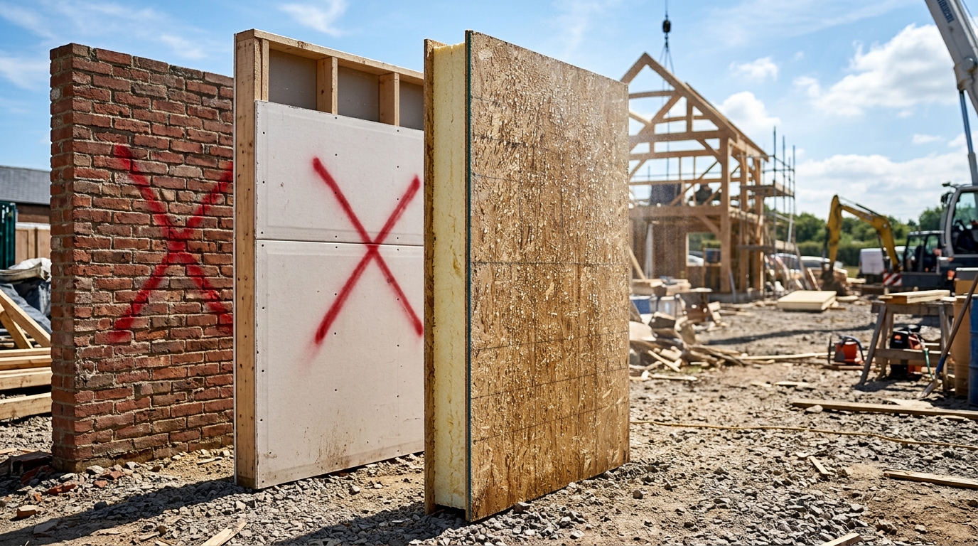 Nem alvenaria, nem drywall: o material que está dominando as obras em 2026 por ser à prova d'água e isolar o calor