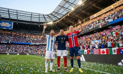 Messi, Mbappé e Haaland alcançaram uma marca histórica na Copa do Mundo de 2026
