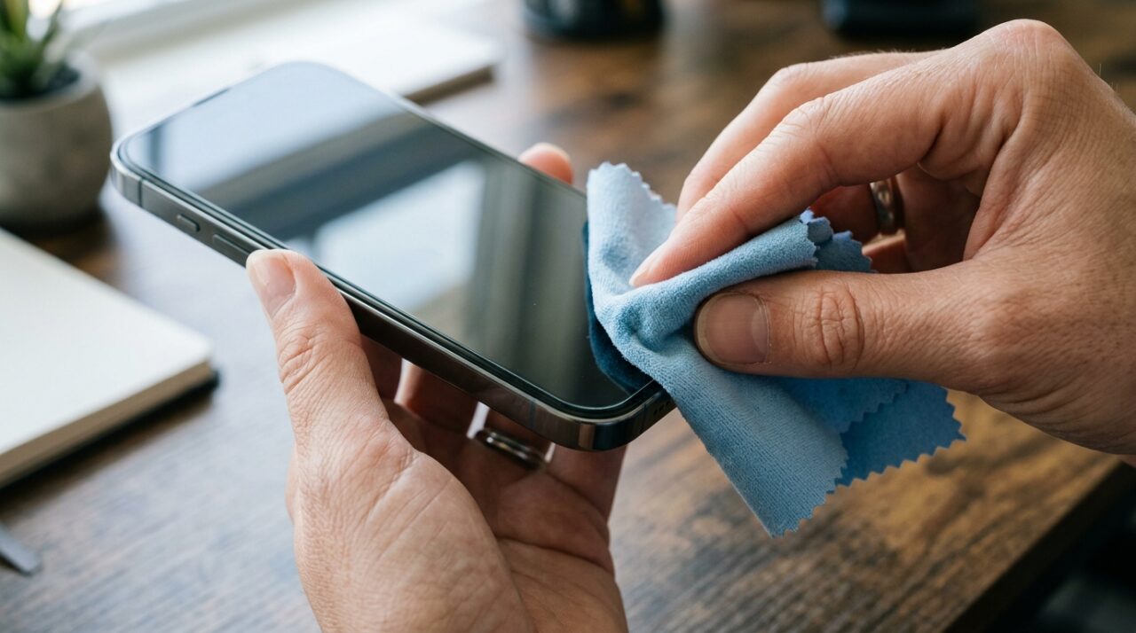Como limpar tela do celular sem riscar, sem deixar marcas de dedo e sem estragar a película