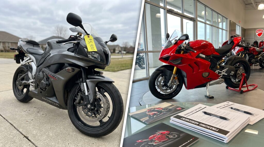 Comprar uma moto seminova e se arriscar ou financiar uma nova e pagar juros, qual vai pesar menos no bolso?