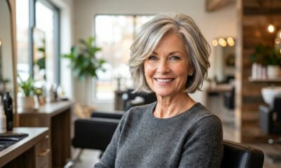 Esqueça os cremes: aqui estão 5 cortes de cabelo que vão rejuvenescer seu rosto em 10 anos aos 60
