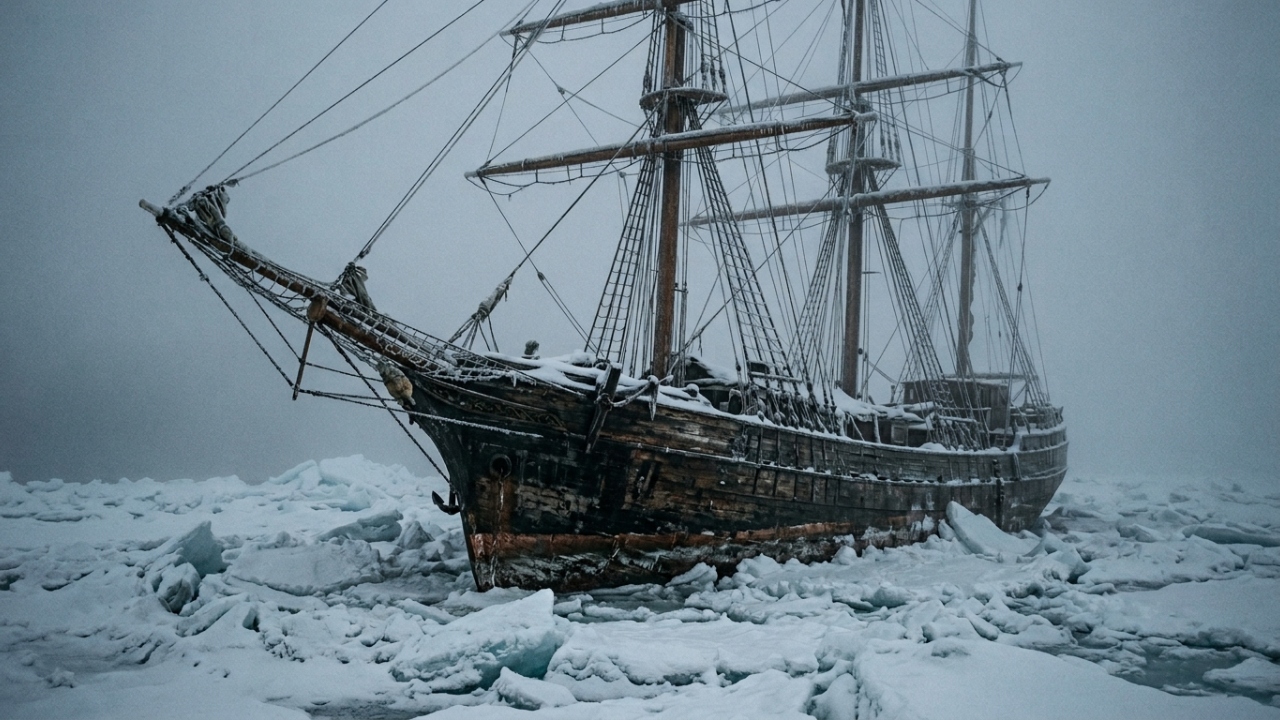 Navio fantasma perdido no Ártico por 160 anos revela pista decisiva sobre tragédia polar