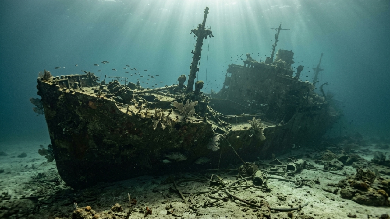 Naufrágio de um “navio do inferno” da Segunda Guerra Mundial é encontrado 80 anos depois