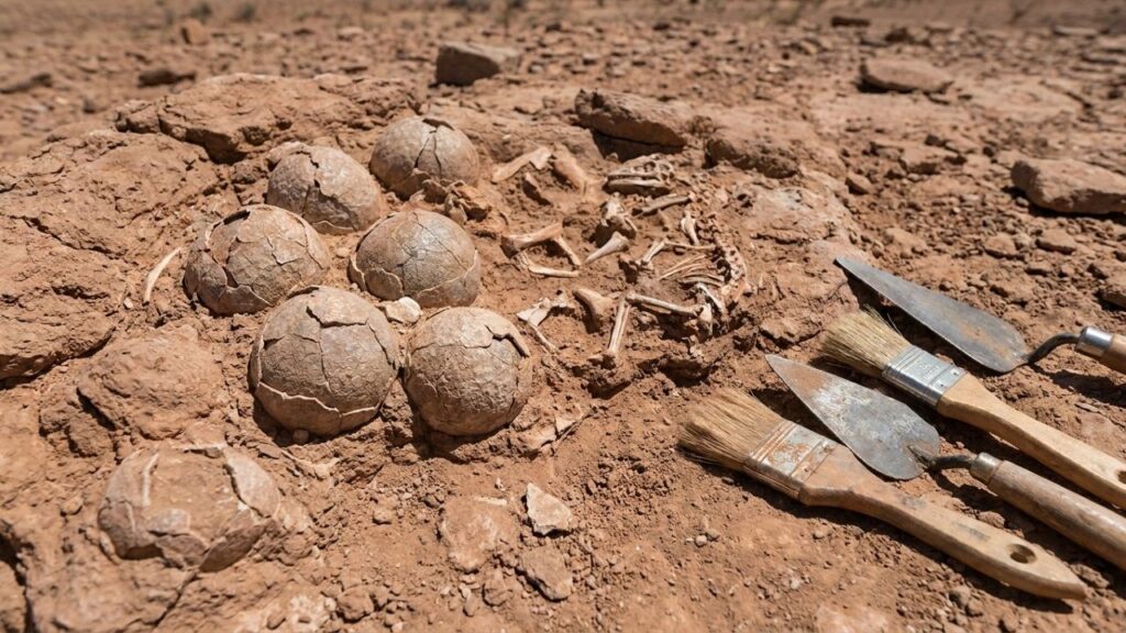 Fósseis raros mostram dinossauros presos no tempo em momentos dramáticos da pré-história