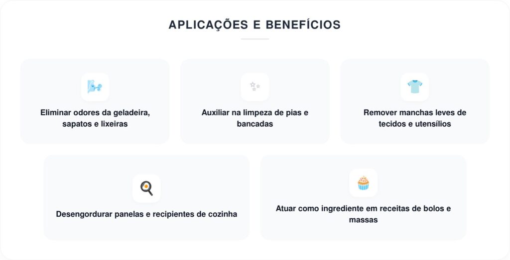 Bicarbonato de sódio, carbonato de sódio e percarbonato de sódio: quais as diferenças entre eles e para que cada um é utilizado