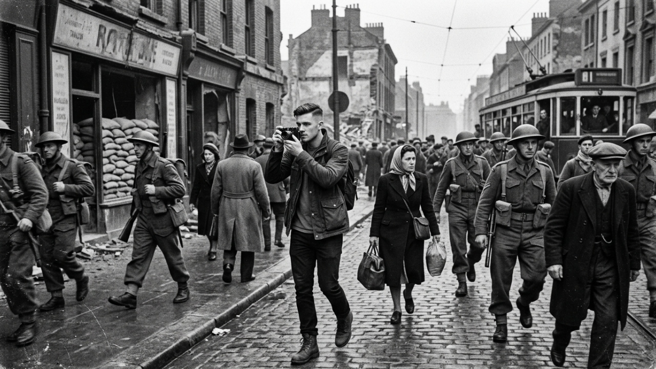 Viajante do tempo visto em foto da Segunda Guerra Mundial? Imagem antiga alimenta teoria curiosa