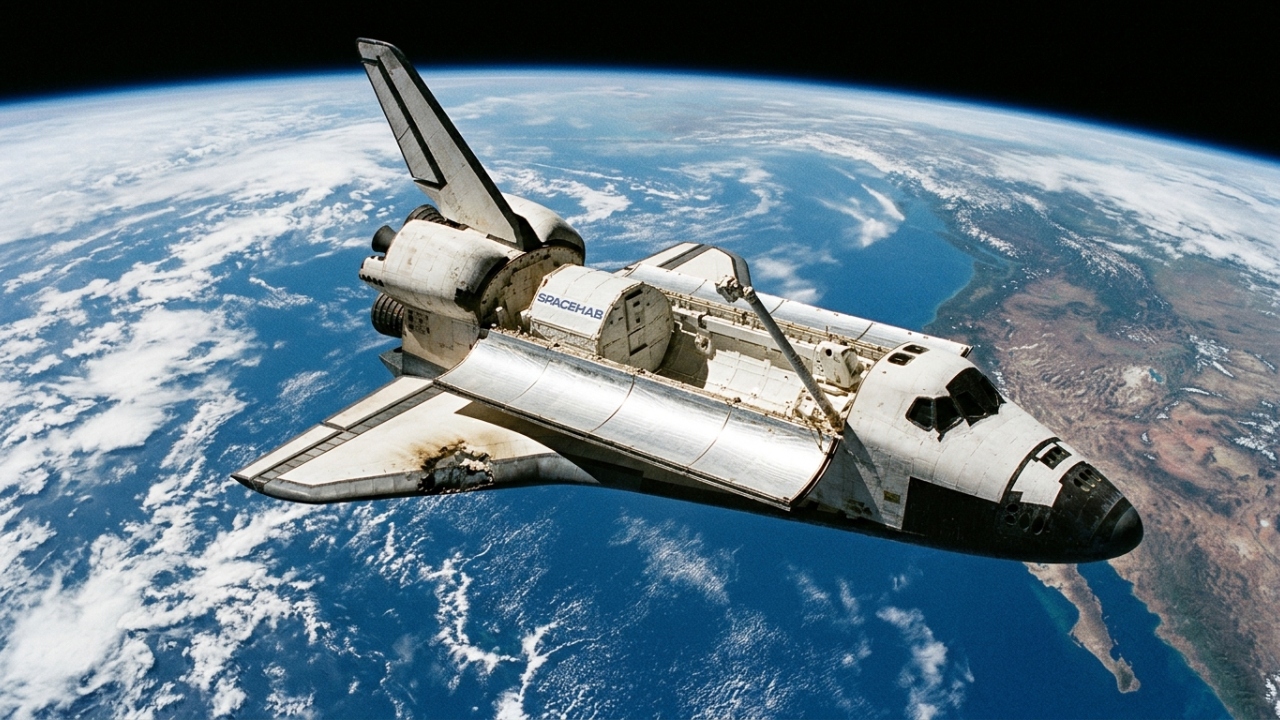 A 300 quilômetros da Terra, a missão do Columbia parecia um grande sucesso, mas na NASA cresciam os rumores sobre um erro fatal