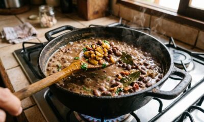 Os chefs mineiros concordam: "o feijão não se faz só com água e sal, mas sim com alho dourado, folha de louro e caldo do próprio cozimento bem reduzido"