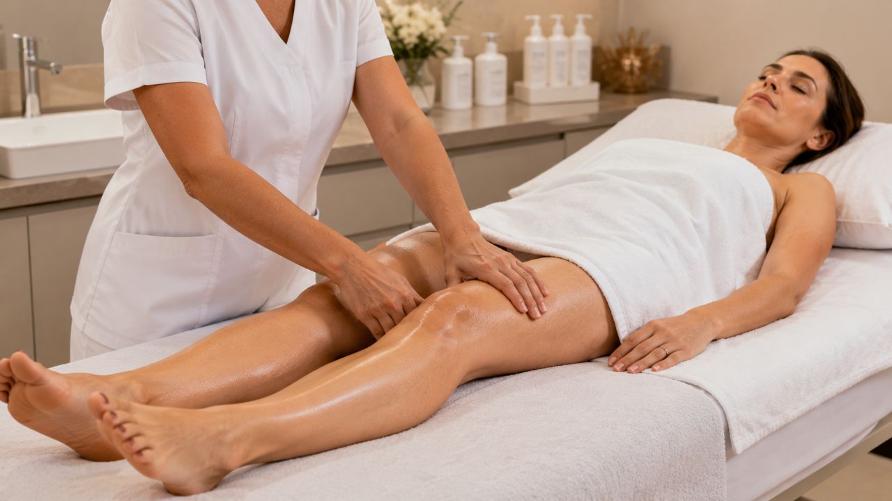 Pernas pesadas e barriga inchada Veja como a massagem de drenagem linfática ajuda a eliminar líquidos e quando não é recomendada