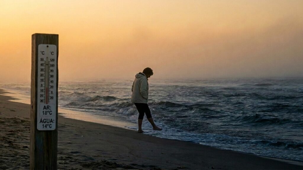 Por que o mar parece mais frio pela manhã e o que realmente acontece com a temperatura da água