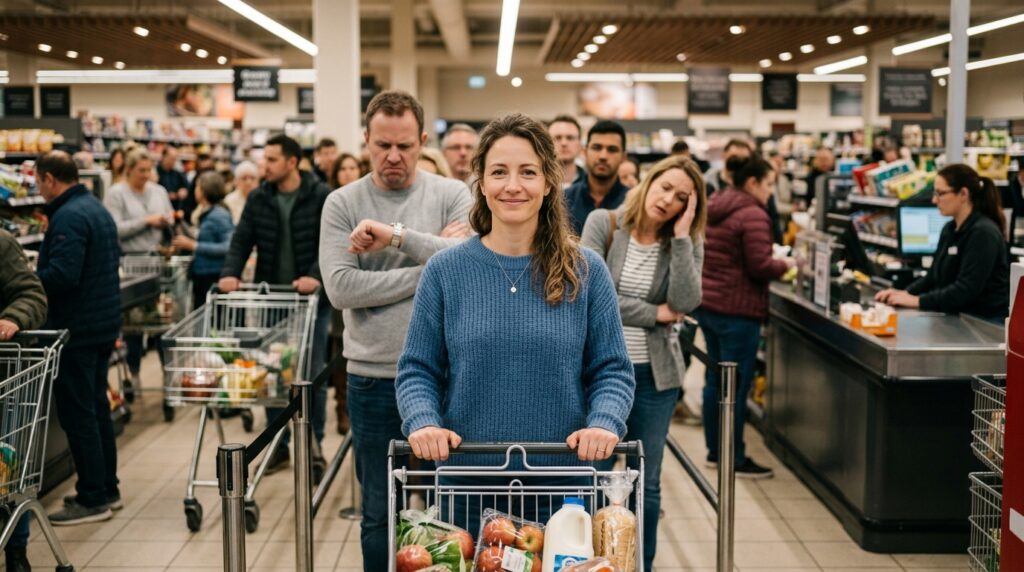 Esperar em uma fila pode ser uma situação simples, mas também revela muito sobre a forma como uma pessoa lida com emoções