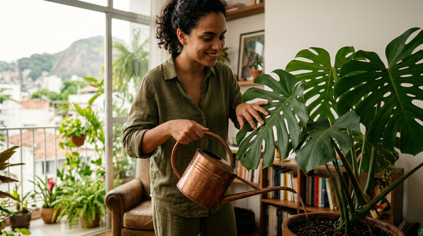 A psicologia diz que pessoas que vivem cercadas por plantas não buscam apenas bem-estar, mas também desenvolvem duas habilidades emocionais