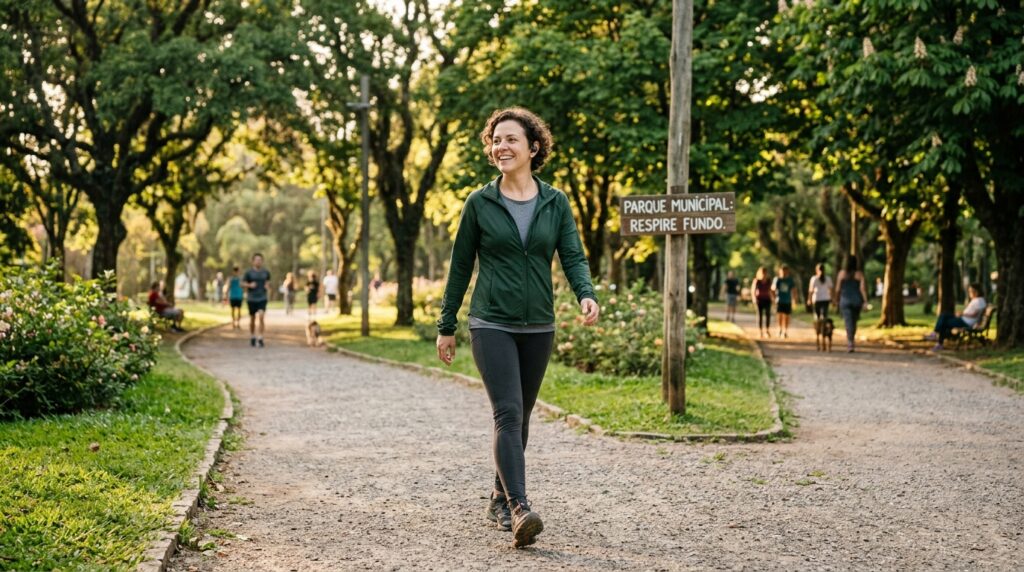 Os treinadores concordam: caminhar 5 dias por semana, de segunda a sexta, resulta numa queima de 78.000 calorias por ano