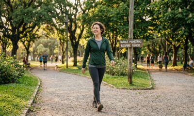 Os treinadores concordam: caminhar 5 dias por semana, de segunda a sexta, resulta numa queima de 78.000 calorias por ano