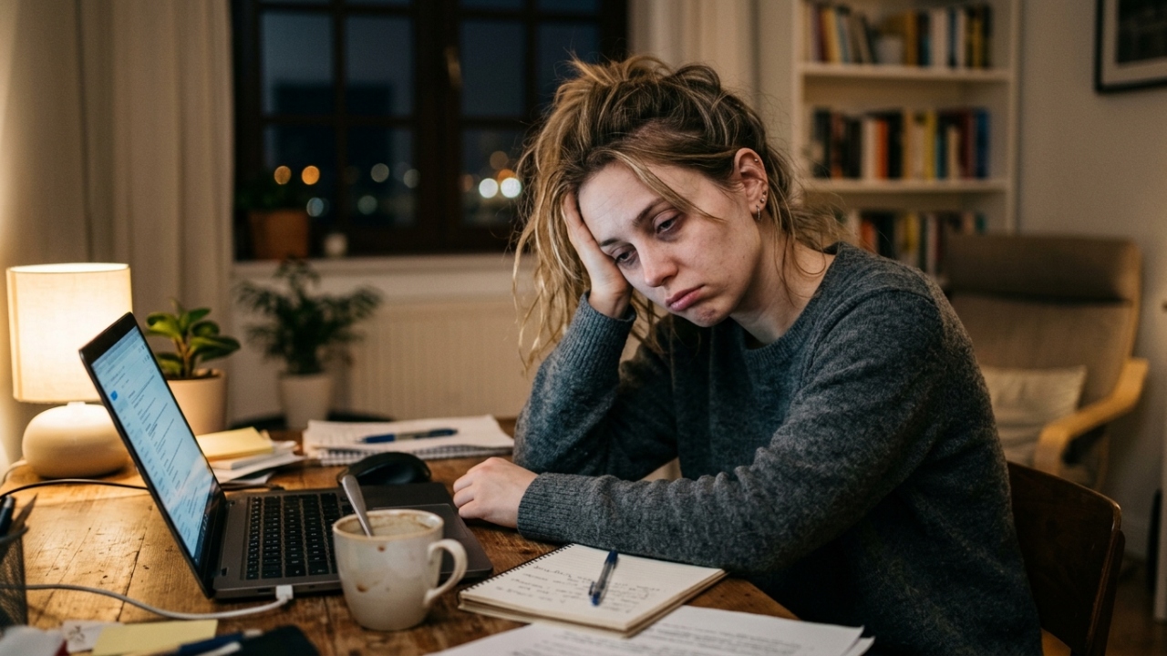 Psicólogos apontam que o cansaço mental nem sempre está ligado ao trabalho, o que reduz o descanso mental e aumenta a fadiga cognitiva
