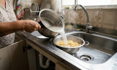 Você joga água do macarrão na pia? O encanador pode agradecer depois pelo prejuízo