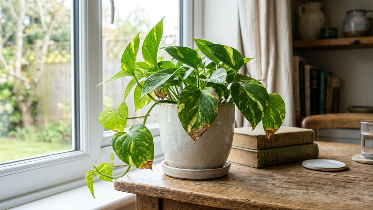 Se a sua planta está com as pontas das folhas secas, o motivo real pode não ser falta de água